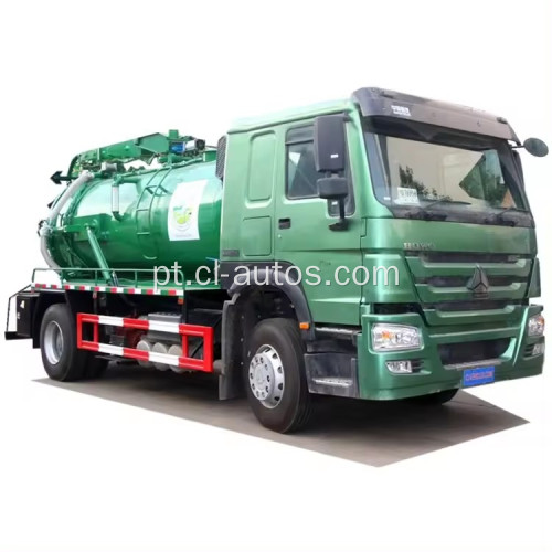 SINOTRUCK HOWO NOVO 4X2 10 CBM 10000L CURCIMA DE LIMPENTE DE ESPECIDO 10000L CAMINH